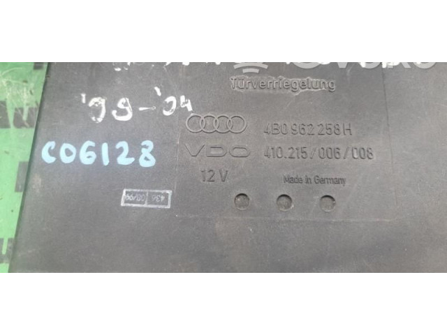 Блок комфорта 4B0962258H, 4B0962258H.   Audi A6 S6 C5 4B   