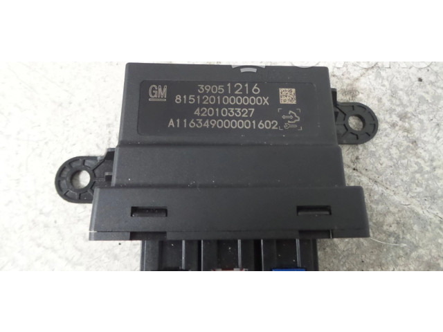 Блок управления 39051216, 13472332 Vauxhall Astra K