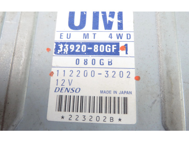 Řídící jednotka 3392080GF, 1122003202 Suzuki Ignis 2002