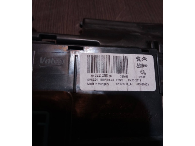 Блок управления климат-контролем 9632228080, 03669423   Peugeot 308