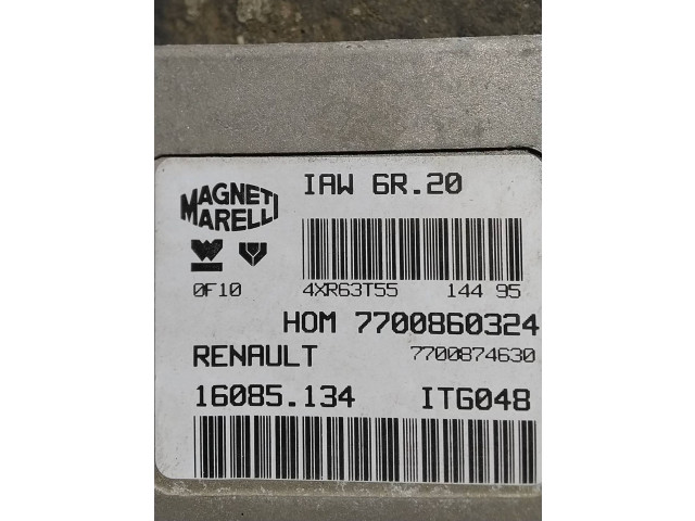 Блок управления двигателя 7700860324, 7700874630 Renault Twingo I