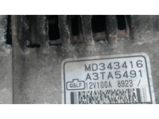 Генератор MD343416 Mitsubishi Carisma 1.8