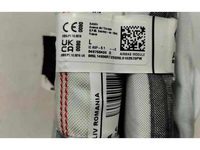 Подушка безопасности двери 648756400G   Dacia Sandero III