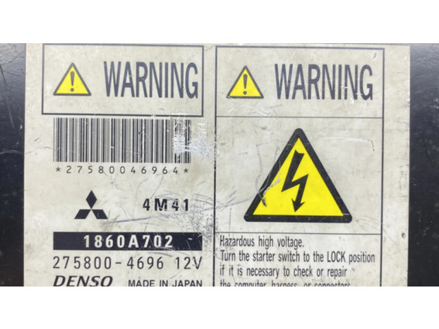 Řídící jednotka 1860A702, 2758004696 Mitsubishi Pajero 2008