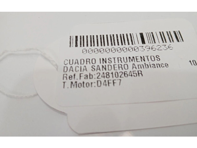 Přístrojová deska Renault Sandero I 2014 248102645R