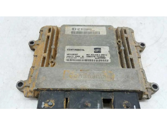 Блок управления двигателя 06A906070C Seat Altea