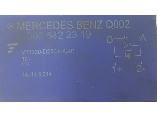 Блок управления A0035422319 Infiniti Q30