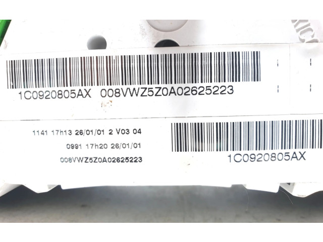 Přístrojová deska Volkswagen New Beetle 2000 1C0920805AX