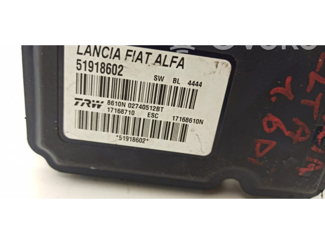 Блок АБС 51918602, 51918602   Lancia  Delta III  2008 - 2014 года