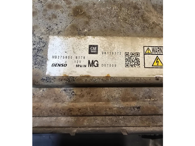 Řídící jednotka 98113172, MB2758008178 Opel Zafira B 2010