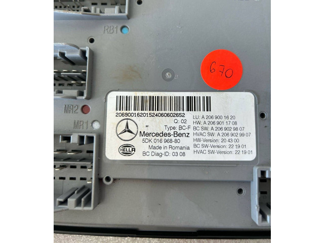 Блок управления A2069001620   Mercedes-Benz GLC C254