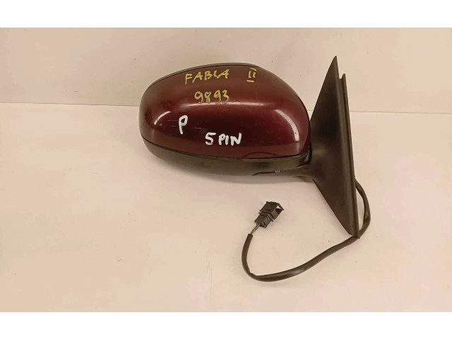 Зеркало электрическое Skoda Fabia Mk2 (5J) 2007 - 2014 года