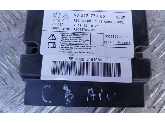 Блок подушек безопасности 9825277080   Citroen C3 Aircross