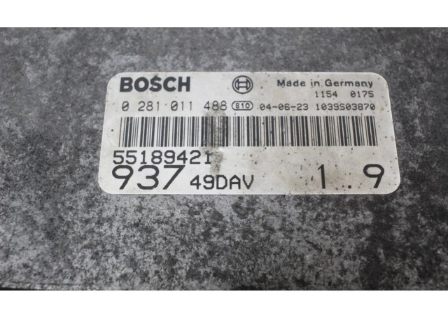 Блок управления двигателя 0281011488   Alfa Romeo 147