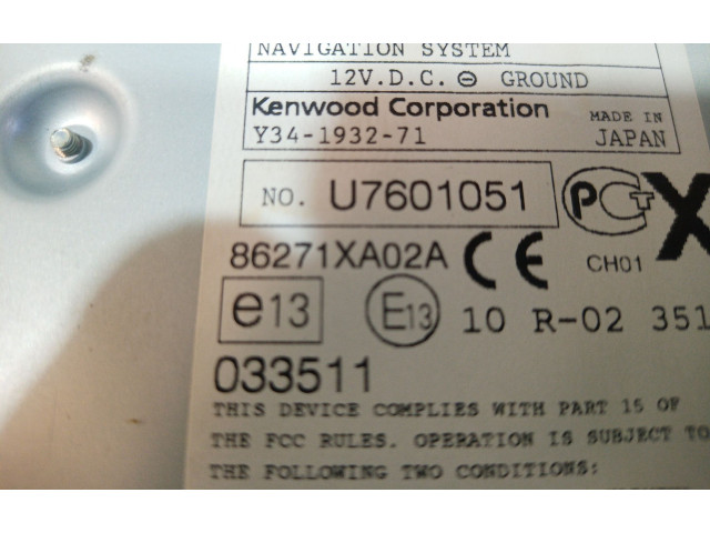 Подушка безопасности водителя 86271XA02A, 86271XA02A   Subaru Tribeca