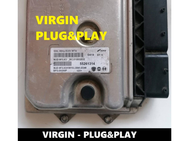 Блок управления двигателя 55261314, MJD8F3.X3   Fiat 500L