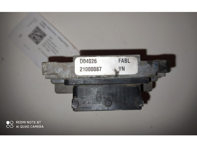 Блок управления двигателя 8973743620, 21000087 Opel Astra H