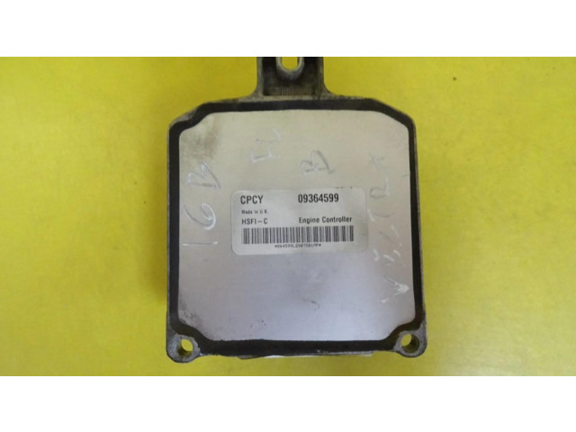 Блок управления двигателя 09364599 Opel Vectra B