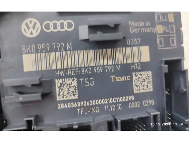 Блок управления дверью 8K0959795C, KL8096   Audi Q5 SQ5