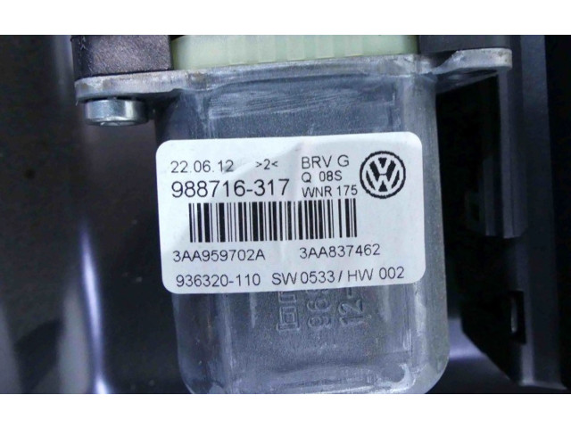 Передний комплект электрического механизма для подъема окна 3AA959702A, IMPRK1182063   Volkswagen PASSAT B7