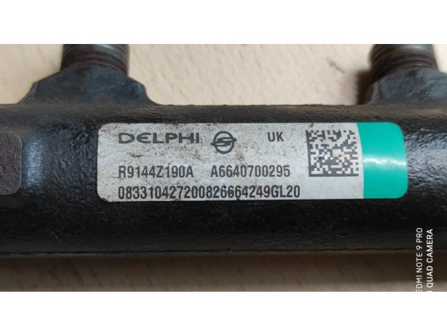 Топливная рампа A6640700295, R9144Z1905A SsangYong Actyon 2.0