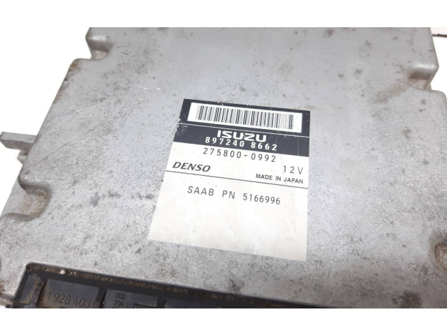 Блок управления двигателя 8972408662, 2758000992   Saab 9-5