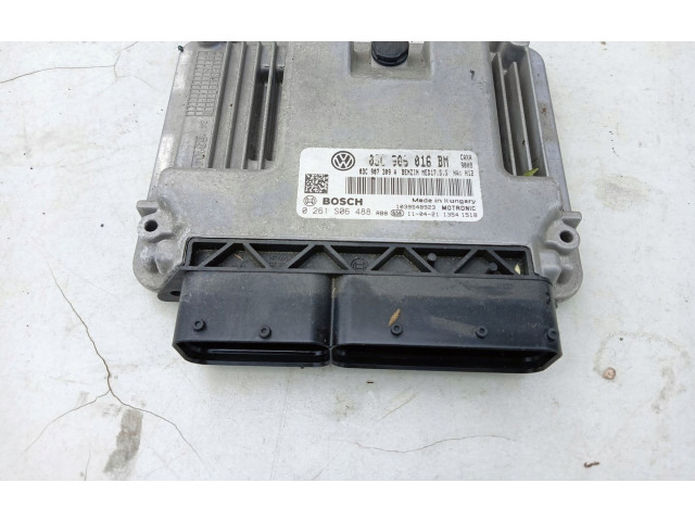 Блок управления двигателя 03C906016BM, 03C906016BM Volkswagen Golf Plus