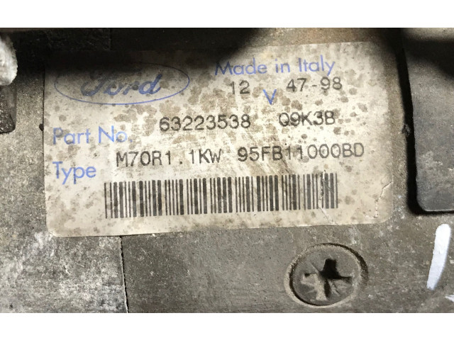 Стартер  63223538, 95FB11000BD   Ford Ka