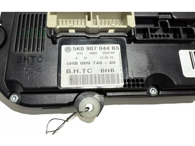 Блок управления климат-контролем 5K0907044, 5HB009746 Volkswagen Golf SportWagen