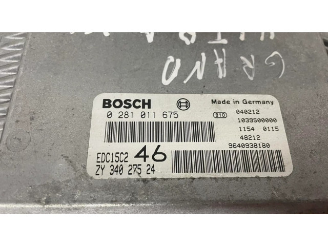 Řídící jednotka 3392053J20, 0281011675 Suzuki Grand Vitara I 2004