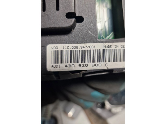 Спидометр (приборный щиток)  4B0920900C, 110008947001   Audi A6 S6 C5 4B 