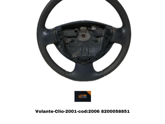 Volant Renault Clio II 2004 8200058851, 8200058851  