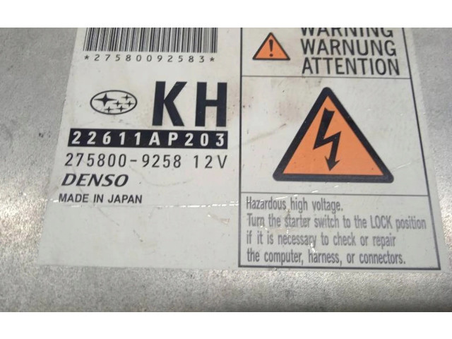 Блок управления двигателя 22611AP203   Subaru Forester SH