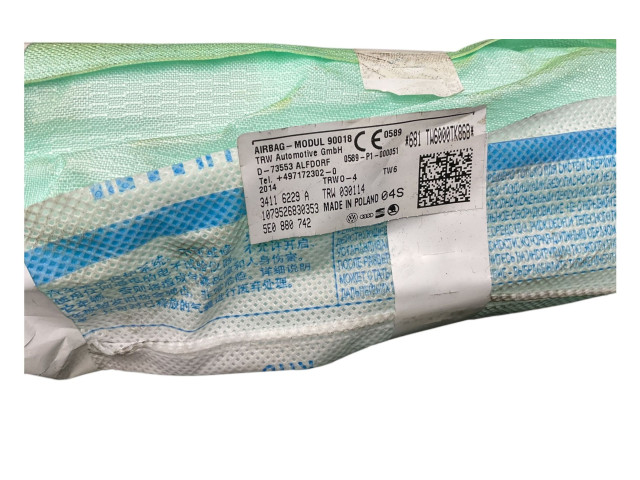 Боковая подушка безопасности 34116229A, 1079526830353 Skoda Octavia Mk3 (5E)