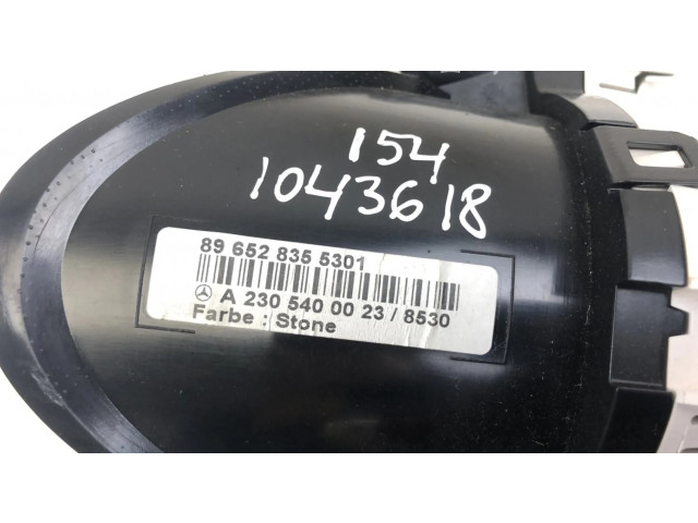 Přístrojová deska  Mercedes-Benz SL R230 2004 110080091, A2305401111  