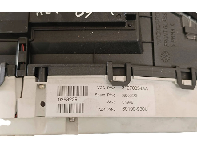 Přístrojová deska Volvo XC70 2009 31270854AA, 69199930U