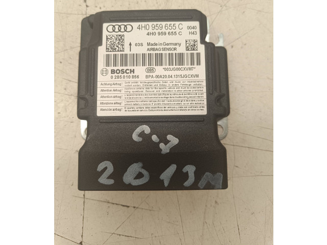 Блок подушек безопасности 4H0959655C, 0285010856   Audi A6 C7