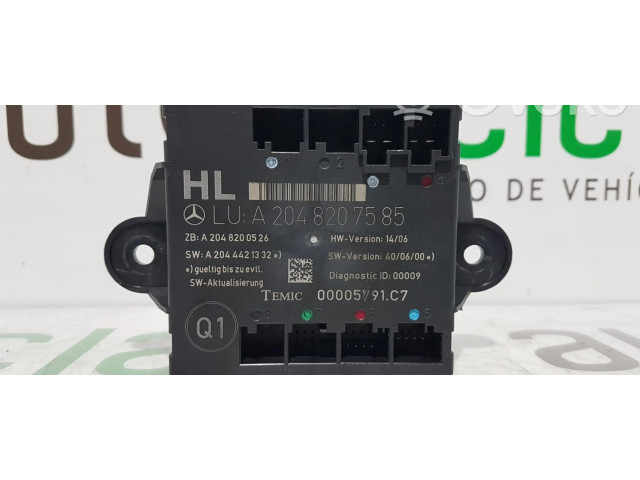 Řídící jednotka MODULOELECTRONICO Mercedes-Benz C W204 2011