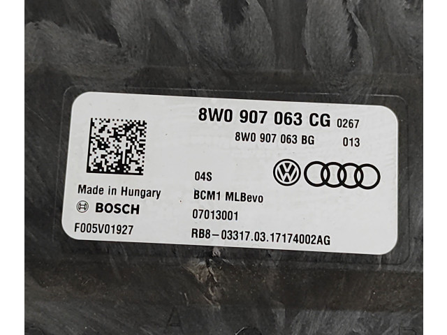Блок комфорта 8W0907063CG, 8W0907063BG   Audi A4 Allroad B9   