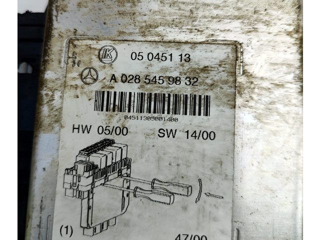 Pojistková skříňka A0285459832, 05045113 Mercede-Benz S W220 2000