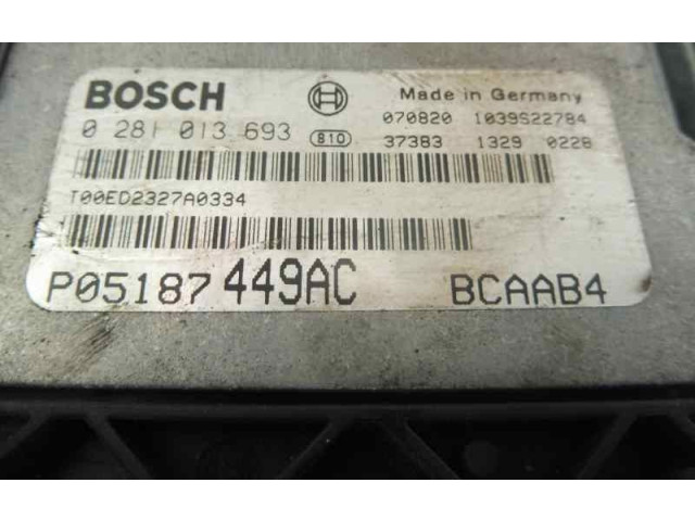 Řídící jednotka P05187449AC, 0281013693 Dodge Caliber 2008