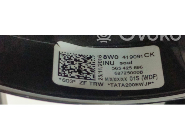 Руль Audi A3 S3 8V  2013 - 2019 года 8W0419091CK      