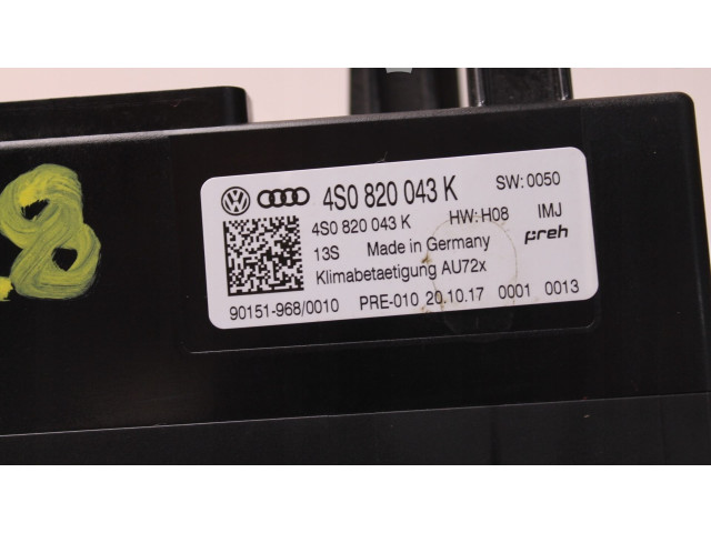 Блок управления климат-контролем 4S0820043K   Audi R8 42