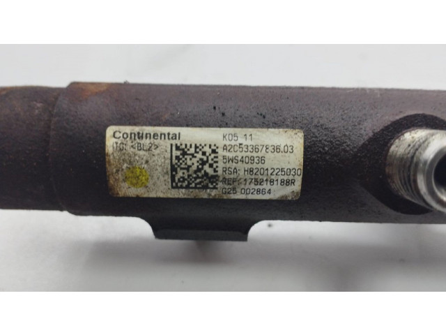 Vstřikovací lišta H8201225030, 5WS40936 Mercedes-Benz B W246 W242 pro naftový motor 1.5