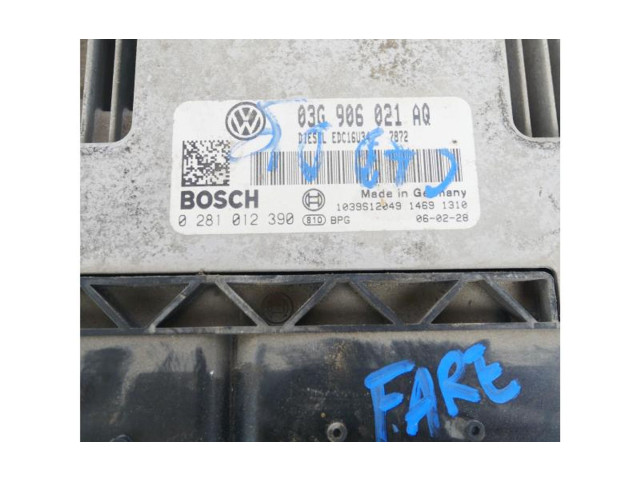 Řídící jednotka 0281012390 Volkswagen Caddy 2004
