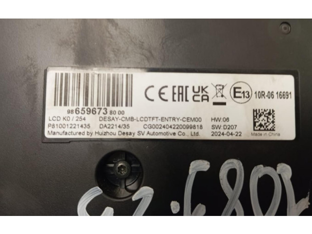 Přístrojová deska Citroen Berlingo 2024 9865967380