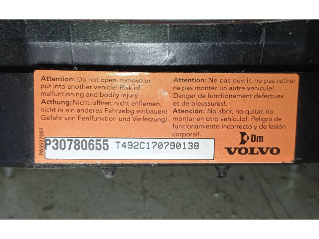 Подушка безопасности водителя P30780655, T492C170790138   Volvo V70