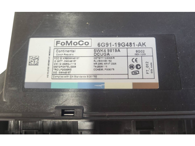 Блок комфорта 5WK49819A Jaguar XF X250