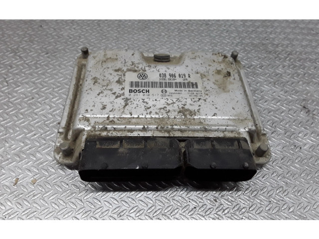 Блок управления двигателем Блок управления 038906019R, 0281010517 Skoda Octavia Mk1 (1U)