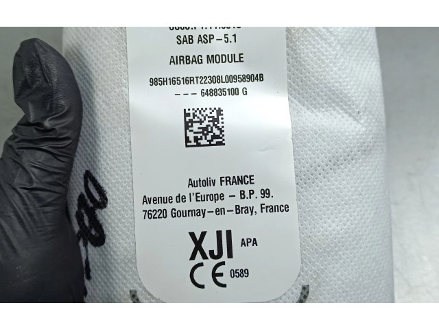 Подушка безопасности в сиденье 648835100G Dacia Jogger